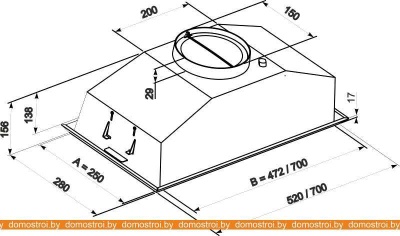Вытяжка ZorG Technology Modul 52 (700 куб. м/ч) фотография