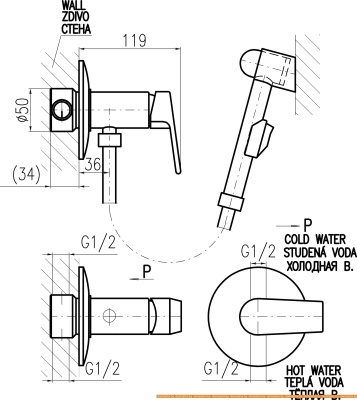 Смеситель Slezak RAV Колорадо CO147/1CMATC (черный) фотография