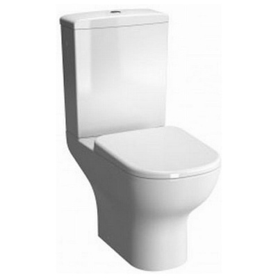 Напольный унитаз Vitra D-Light Rim-ex Open-back 9014B003-7209 с бачком и сиденьем микролифт фотография