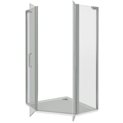 Душевой уголок GoodDoor PANDORA PNT-ТD-100-C-CH 100x100 стекла прозрачные (без поддона) фотография