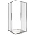 Душевой уголок GoodDoor IDEA CR-80-C-CH 80x80 стекла прозрачные (без поддона) картинка