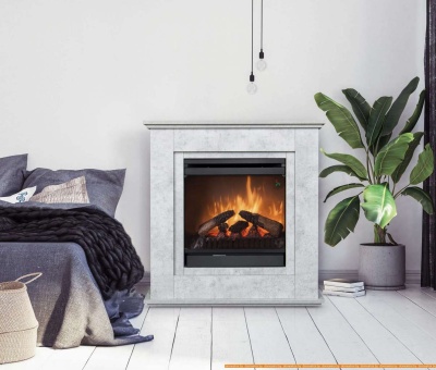 Электрокамин Dimplex Asti ECO LED New (бетон) фотография