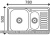 Кухонная мойка Stellar 7850-2MD 20 см фотография