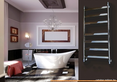 Полотенцесушитель Stinox Maxima водяной 50x50 фотография