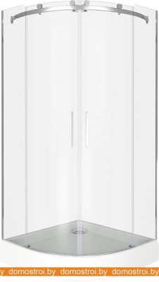 Душевой уголок Good Door Galaxy R-TD 100x100 (прозрачное/хром) фотография