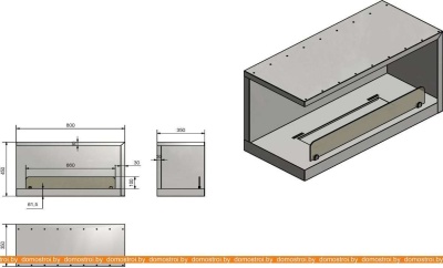 Биокамин Infire Inside L800 Vers2 фотография