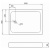 Акриловый поддон Gemy ST15T 100x80x16 фотография