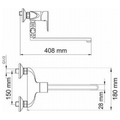 Смеситель WasserKraft Leine 3502L фотография