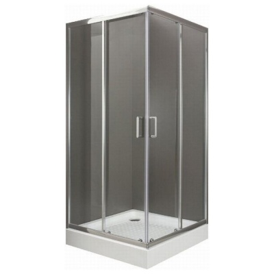 Душевой уголок BelBagno UNO-A-2-95-C-Cr прозрачное стекло 95x95 фотография
