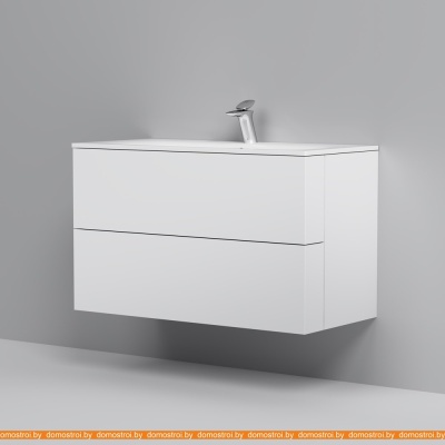 Тумба под умывальник AM.PM Spirit 2.0 100 M70AFHX1002WG (белый глянец) фотография