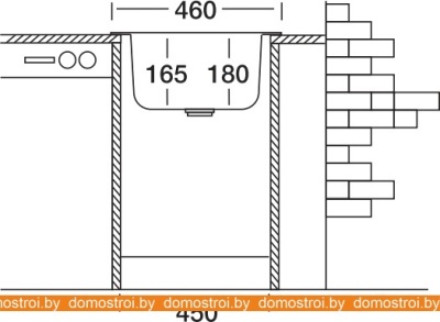 Кухонная мойка Kromevye Bianca EX 149 D фотография