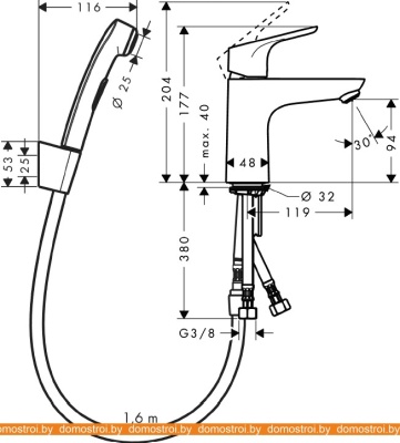 Смеситель Hansgrohe Focus 31927000 фотография
