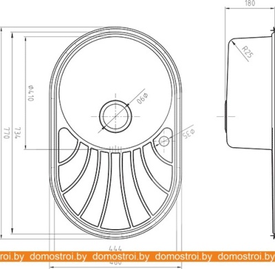 Кухонная мойка IDDIS Suno SUN77SRi77 фотография