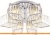 Потолочная люстра Ambrella light Traditional TR5209/6 CH/CL фотография