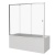 Шторка на ванну GoodDoor SCREEN WTW-180-C-CH 180x140 фотография Шторка на ванну GoodDoor SCREEN WTW-180-C-CH 180x140 фотография
