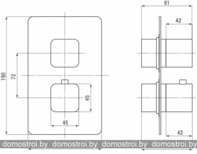 Смеситель Deante Box BXY NECT фотография