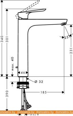 Смеситель Hansgrohe Logis E 71162000 фотография