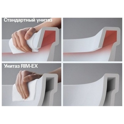 Напольный унитаз Vitra S50 Rim-ex Open-back 9797B003-7203 c бачком и сиденьем фотография