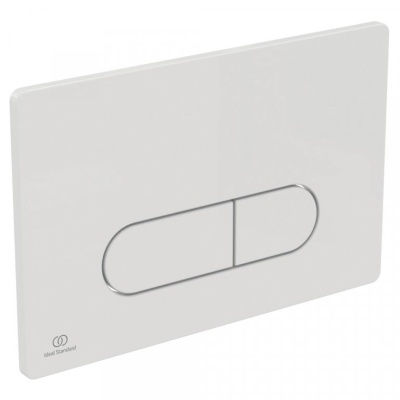 Клавиша смыва механическая Ideal Standard ProSys Oleas SMARTFLUSH M1 R0117AC белая фотография