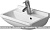 Умывальник Duravit Starck 3 45x32 (0750450000) картинка