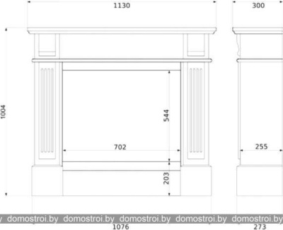 Комплект камина BiokominkiGMT Koloseum Arles фотография