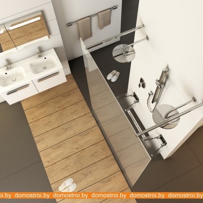 Душевая стенка Ravak Walk-In Free 120 (серебристый/прозрачное) фотография