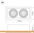 Светильник Arlight CL-KARDAN-S375x190-2x25W Warm3000 028863 фотография Светильник Arlight CL-KARDAN-S375x190-2x25W Warm3000 028863 фотография