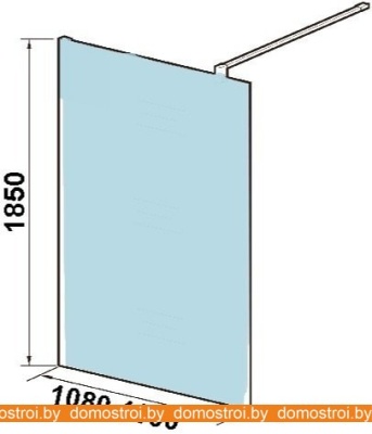 Душевая стенка WeltWasser WW400 110G-1 фотография
