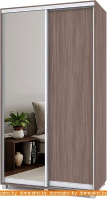 Шкаф-купе Modern Роланд 1200 (450) (шимо темный/зеркало) фотография
