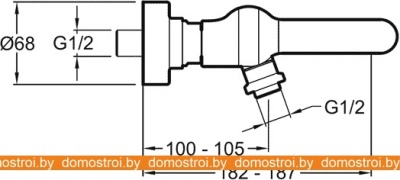 Смеситель Jacob Delafon Singulier E10867-CP фотография
