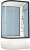 Душевая кабина Domani-Spa Delight 128 high R 120x80 (прозрачное стекло / голубые стенки) с крышей с гидромассажем фотография