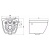Подвесной унитаз BelBagno Cento-R BB509CH фотография