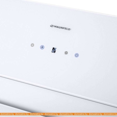 Вытяжка MAUNFELD Mersey 60 (нержавеющая сталь\белое стекло) фотография