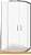 Душевой уголок Good Door Infinity R 100x100 (матовое/хром) картинка