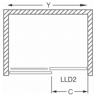 Душевая дверь Roltechnik Lega Line LLD2 120x190 фотография