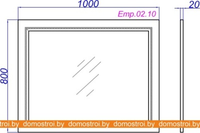 Зеркало Aqwella Империя Emp.02.10/ (W) фотография