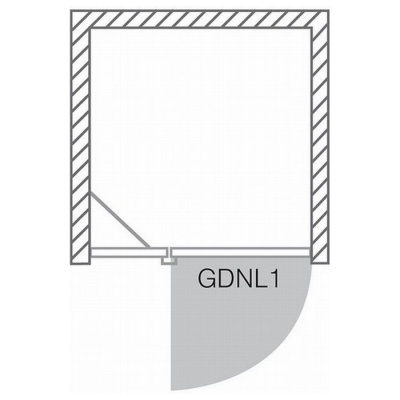 Душевая дверь Roltechnik Elegant Line GDNL1/1000 100x200 фотография