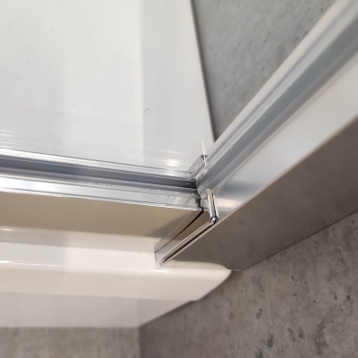 Душевой уголок GoodDoor NEO CR-90-C-CH 90x90 стекла прозрачные (без поддона) фотография