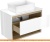 Тумба под умывальник Cersanit Louna 80 SZ-LOU80-BL/WH фотография Тумба под умывальник Cersanit Louna 80 SZ-LOU80-BL/WH фотография