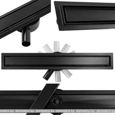 Душевой трап Calani Eco360 60 Black CAL-G0014 фотография