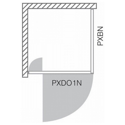 Душевая стенка Roltechnik Proxima Line PXBN/900 90x200 прозрачное стекло фотография