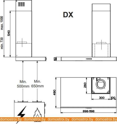 Вытяжка Faber Stilo SRM DX/SP A90 325.0518.928 фотография