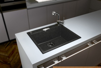 Кухонная мойка Tolero Loft TL-580 (черный) фотография