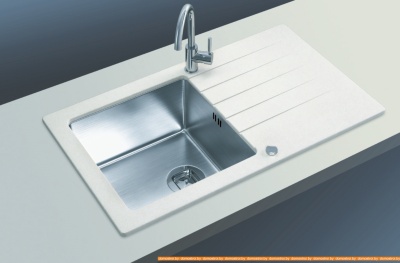Кухонная мойка Tolero Twist TTS-860 (серый металлик 001) фотография
