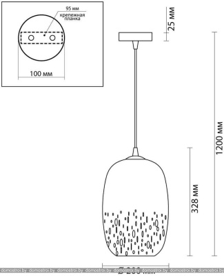 Подвесная люстра Odeon Light Airly 4819/1 фотография