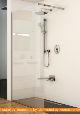 Душевой уголок Ravak Walk-In Wall 90 (черный/прозрачное) фотография