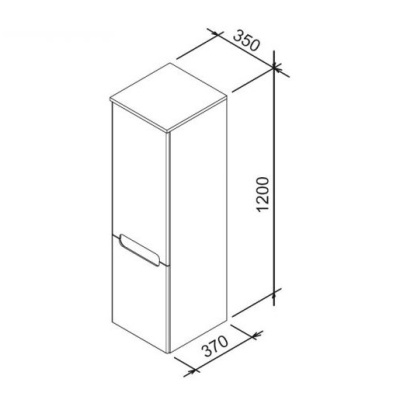 Шкаф-пенал Ravak SB Classic 350 L X000000311 фотография