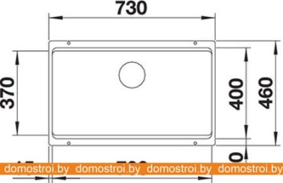 Кухонная мойка Blanco Etagon 700-U 525891 (черный) фотография