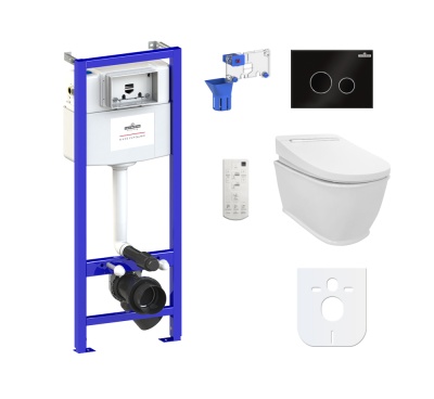 Комплект для подвесного унитаза 6 в 1 Smart F-Control Multi 3940013R  фотография