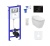 Комплект для подвесного унитаза 6 в 1 Smart F-Control Multi 3940013R  фотография